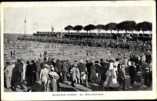 Ak Buenos Aires Argentinien, El Balneario