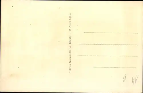 Ak La Normandie Pittoresque, rauchender Mann in Tracht