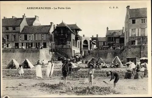 Ak Arromanches Calvados, Le Petite Cale