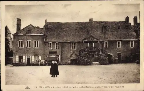 Ak Vannes Morbihan, Ancien Hotel de Ville, Conservatoire de Musique