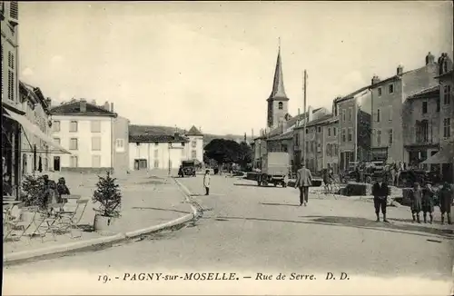 Ak Pagny sur Moselle Meurthe et Moselle, Rue de Serre