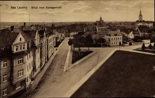 Ak Bad Lausigk in Sachsen, Blick vom Amtsgericht