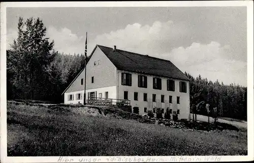 Ak Geising Altenberg im Erzgebirge, Brüder Reinhard Haus, Grenzlandheim der König Georg Schule