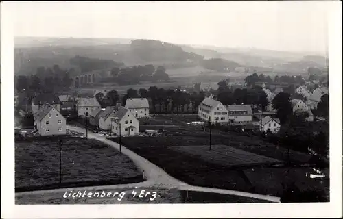 Foto Ak Lichtenberg Erzgebirge, Teilansicht