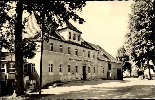 Ak Weigmannsdorf Müdisdorf Lichtenberg Erzgebirge, Gasthof und Fleischerei