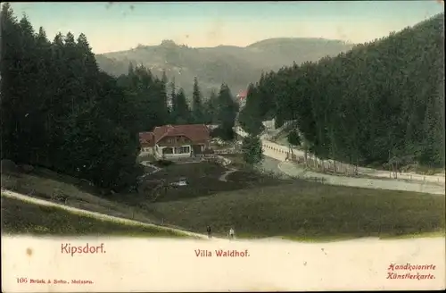 Ak Kipsdorf Altenberg im Erzgebirge, Villa Waldhof