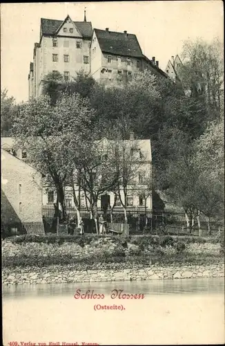 Ak Nossen Landkreis Meißen, Schloss, Ostseite