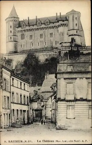 Ak Saumur Maine et Loire, Schloss