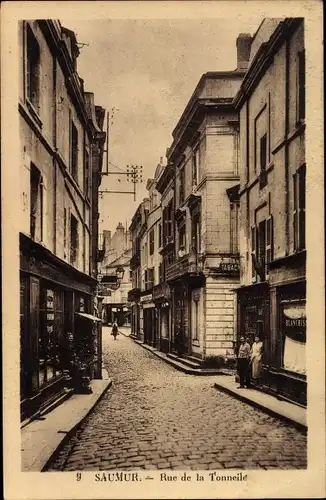 Ak Saumur Maine et Loire, Rue de la Tonneile