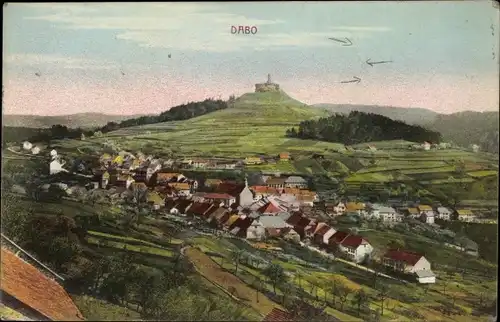 Künstler Ak Dagsburg Dabo Lothringen Moselle, Panorama