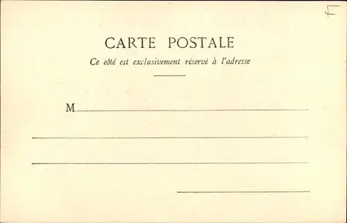 Ak Saint Pierre Martinique, La ville et la Montagne Pelée avant 1902