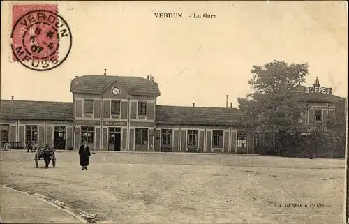 Ak Verdun Meuse, La Gare