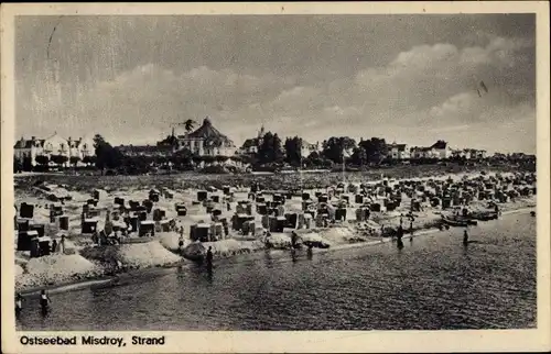 Ak Międzyzdroje Misdroy Pommern, Strand