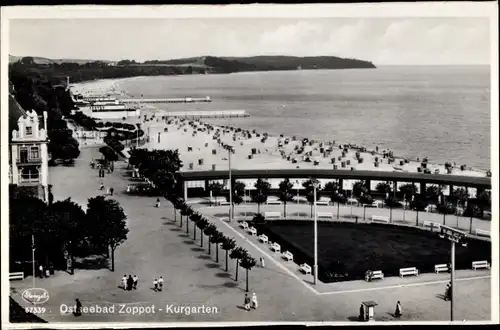 Ak Sopot Gdańsk Zoppot Danzig, Kurgarten