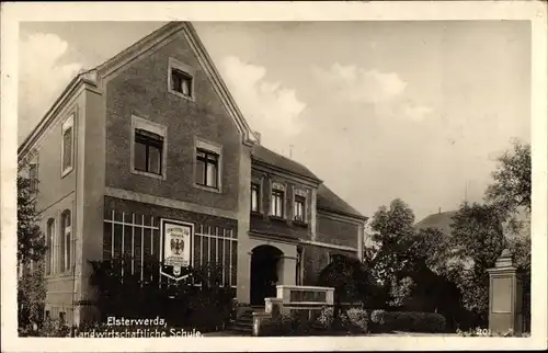 Ak Elsterwerda im Kreis Elbe Elster, Landwirtschaftliche Schule