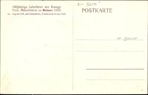 Ak Meißen in Sachsen, 200 jahrfeier der königl. Porzellanmanufaktur 1910