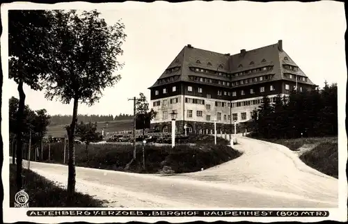 Ak Altenberg im Erzgebirge, Berghof Raupennest