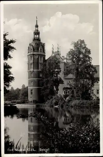 Ak Bad Muskau in der Oberlausitz, Schloss