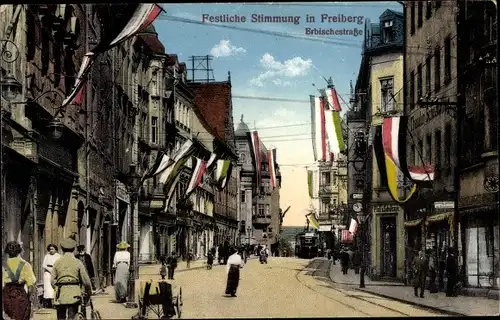 Litho Freiberg in Sachsen, Erbischestraße, Geschäft