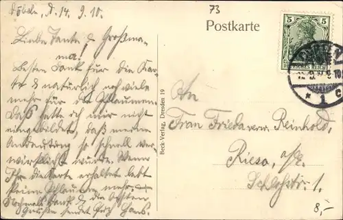 Ak Döbeln in Sachsen, Muldepartie