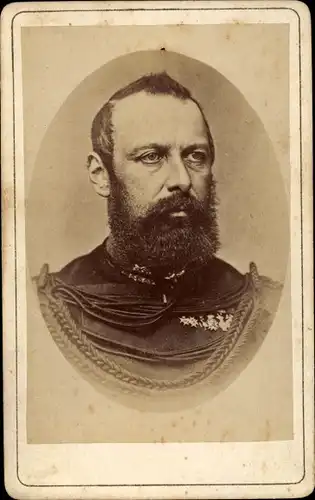 CdV König Karl XV. von Schweden und Norwegen, Portrait
