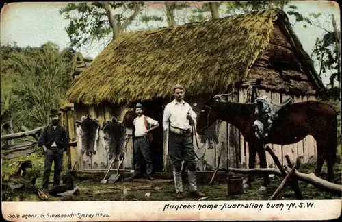 Ak New South Wales Australien, Australian bush, Hunters home