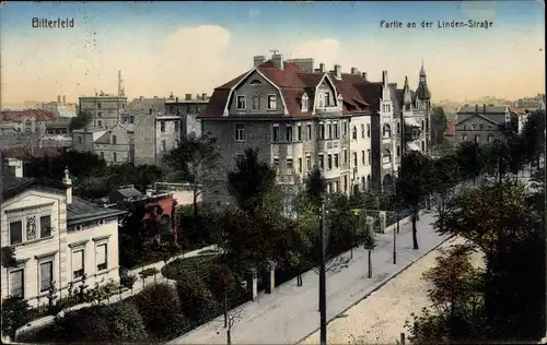 Ak Bitterfeld in Sachsen Anhalt, Lindenstraße