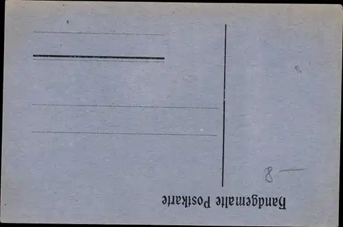 Künstler Ak Prisonniers de Guerre, Kriegsgefangene I. WK, Lagerleben, Brotwaage