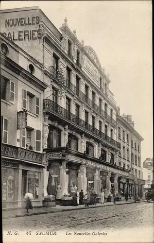 Ak Saumur Maine et Loire, Les Nouvelles Galeries