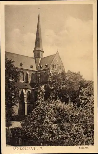 Ak Bad Doberan in Mecklenburg, Kirche