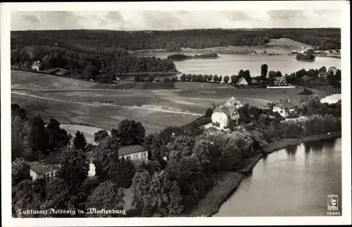 Ak Feldberg in Mecklenburg, Fliegeraufnahme, Klinke 15542