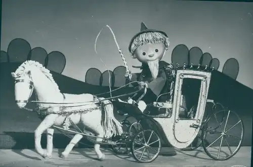 Foto Unser Sandmännchen, Sandmann, DDR Kinderfernsehen, Kutsche