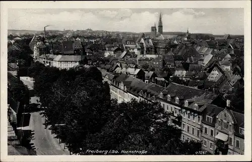 Ak Freiberg in Sachsen, Hornstraße