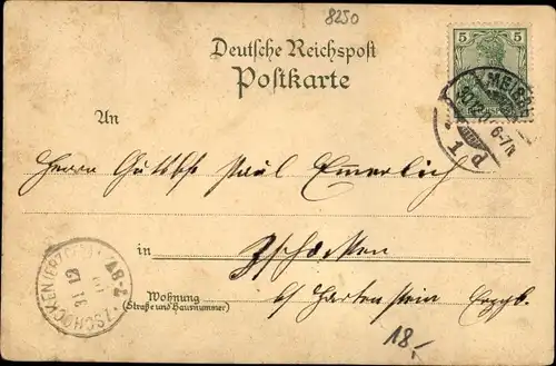 Litho Mehren Käbschütztal in Sachsen, Gasthaus Mehren, Inh. Friedr. Ebersbach