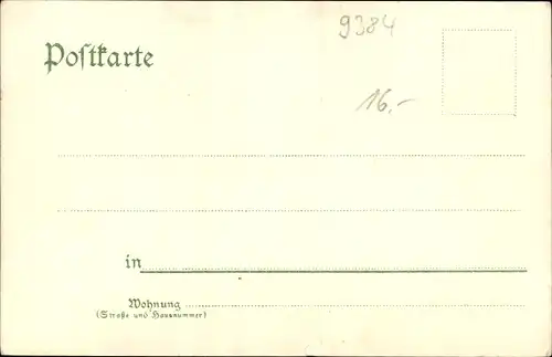 Litho Falkenau Flöha in Sachsen, Panorama, Fabrik, Bahnhof