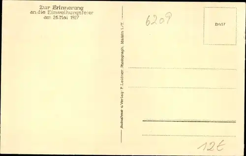 Ak Hennethal Hohenstein Untertaunus, Turnhalle des Turnvereins, Einweihungsfeier 1927