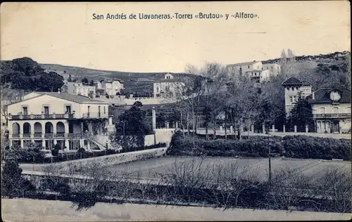 Ak San Andres de Llavaneres Katalonien, Torres Brutau y Alfaro