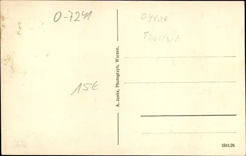 Ak Collmen Colditz in Sachsen, Gasthof, Blick auf den Ort