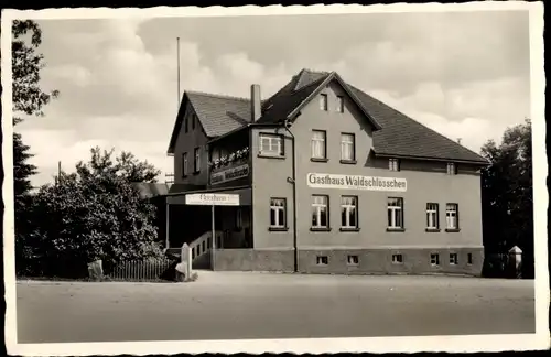 Ak Großdubrau in Sachsen, Gasthaus Waldschlösschen
