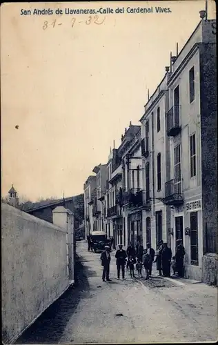 Ak San Andres de Llavaneres, Calle del Cardenal Vives