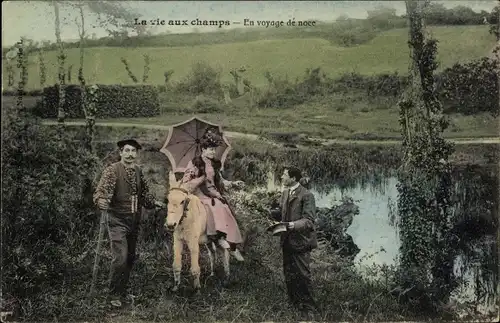 Ak La vie aux Champs, En voyage de noce