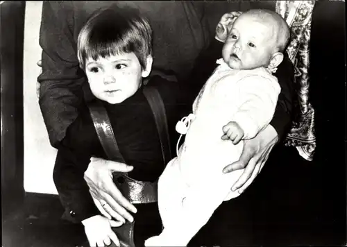 Ak Prinz Maurits und Prinz Bernhard von Niederlanden, April 1970