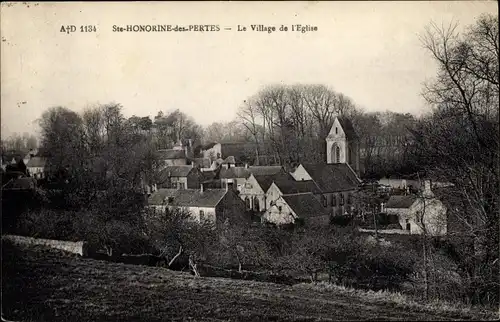 Ak Sainte Honorine des Pertes Calvados, Le Village de l'Eglise