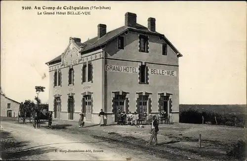 Ak Guer Morbihan, Camp de Coetquidan, Le Grand Hotel Belle Vue