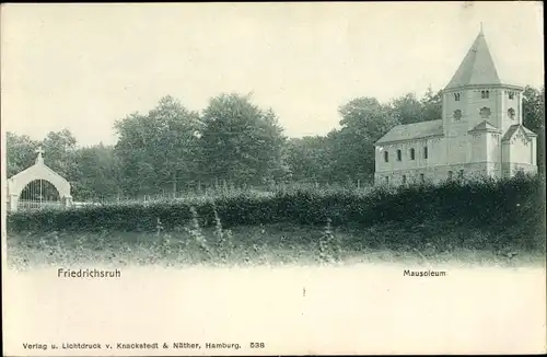 Ak Friedrichsruh Aumühle Schleswig Holstein, Mausoleum