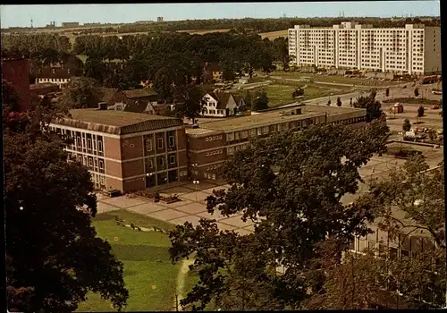 Ak Glinde in Schleswig Holstein, Blick auf Bürgerhaus mit Marktplatz