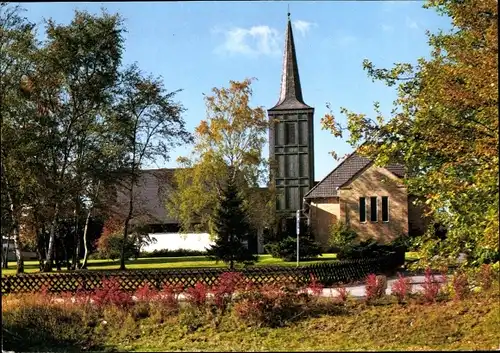 Ak Glinde in Schleswig Holstein, St. Johannes Kirche, Teilansicht