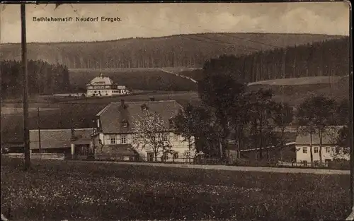 Ak Neudorf Sehmatal im Erzgebirge, Betlehemstift