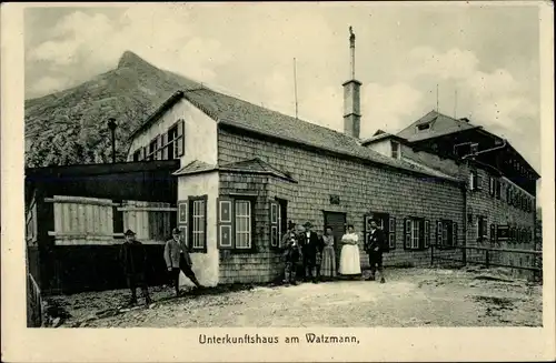 Ak Schönau am Königssee, Unterkunftshaus am Watzmann