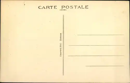 Ak Rauchende Frau in bretonischer Tracht